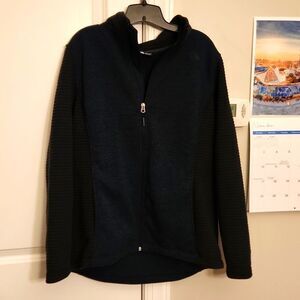 The North Face Women's Black & Forest Green Full-Zip Coat Jacket Size XXL